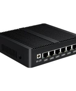 Bộ định tuyến tường lửa không quạt J1900 6*Gigabit Ethernet Mini PC