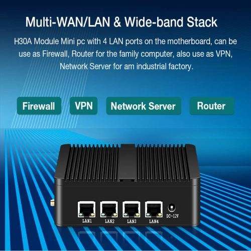 Phần mềm Router 4 LAN Fanless Mini PC - Ảnh 2