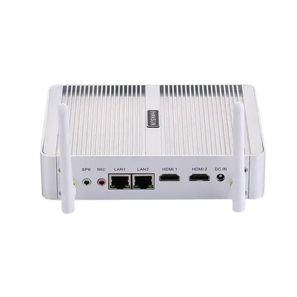 Dòng FMC-BM04 Máy tính mini không quạt với Intel N3150 N3160 J3160, 2 x Lan, 2 x HDMI - Ảnh 5