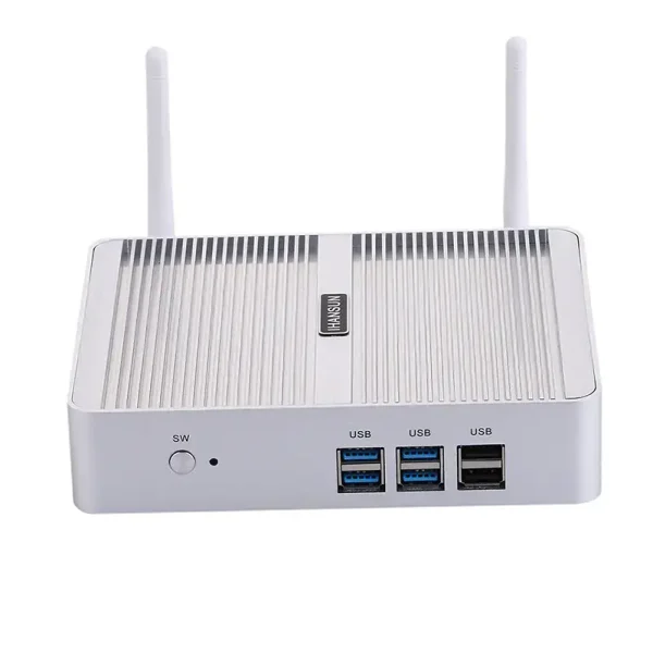Dòng FMC-BM04 Máy tính mini không quạt với Intel N3150 N3160 J3160, 2 x Lan, 2 x HDMI - Ảnh 4