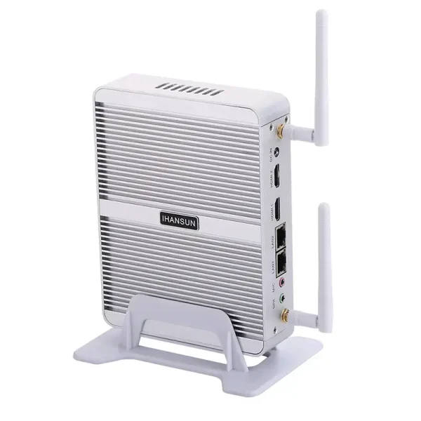 Dòng FMC-BM04 Máy tính mini không quạt với Intel N3150 N3160 J3160, 2 x Lan, 2 x HDMI - Ảnh 3