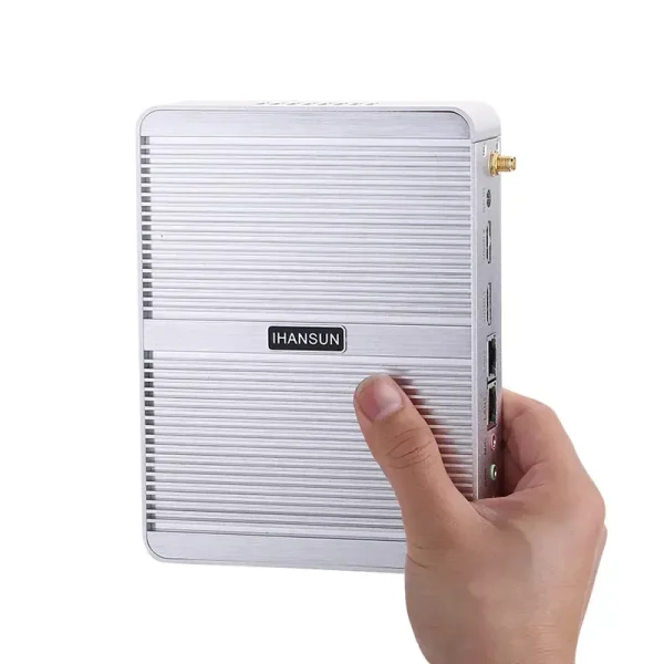 Dòng FMC-BM04 Máy tính mini không quạt với Intel N3150 N3160 J3160, 2 x Lan, 2 x HDMI - Ảnh 2