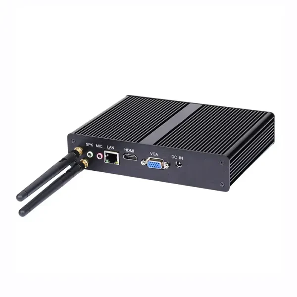 Máy tính mini không quạt với Intel Quad Core Celeron J1800/ J1900/ N2920 Dòng FMC-BM11 - Ảnh 3