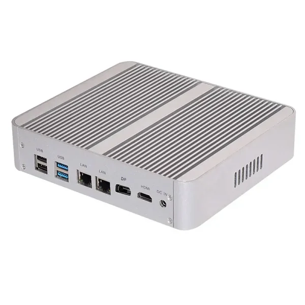 Dòng FMC-BM17 Máy tính mini không quạt với Intel I5 7260U 7267U, 2 x Lan, DP, HDMI, 4G - Ảnh 4