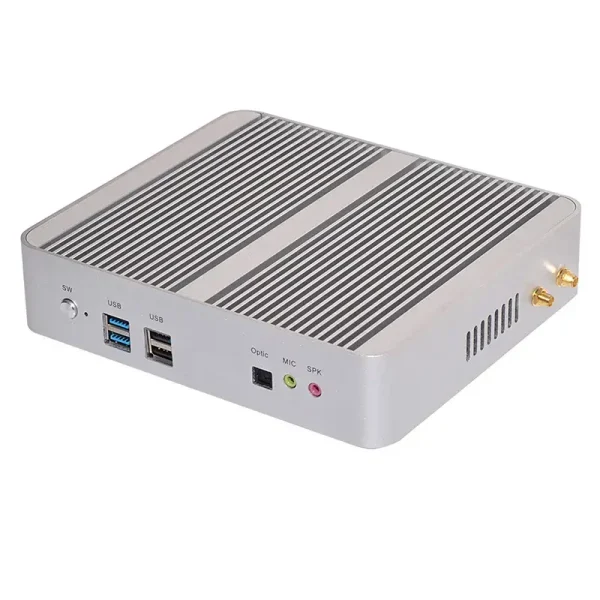 Dòng FMC-BM17 Máy tính mini không quạt với Intel I5 7260U 7267U, 2 x Lan, DP, HDMI, 4G - Ảnh 5