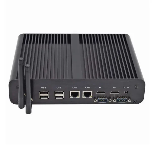 Dòng FMC-BM20 Mini PC không quạt với I7 thế hệ thứ 4/5, 2 x Lan, 2 x HDMI, SIM, Raid - Ảnh 2