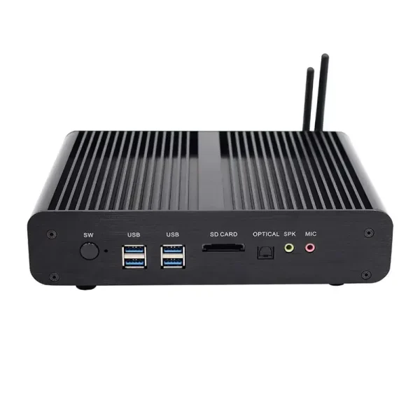 Dòng FMC-BM20 Mini PC không quạt với I7 thế hệ thứ 4/5, 2 x Lan, 2 x HDMI, SIM, Raid - Ảnh 3