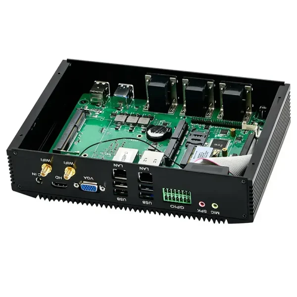 Máy tính công nghiệp với Core I5 I7 thế hệ thứ 4, 2 x LAN, 6 COM, GPIO, SIM 4G Dòng IEC-IM05 - Ảnh 2