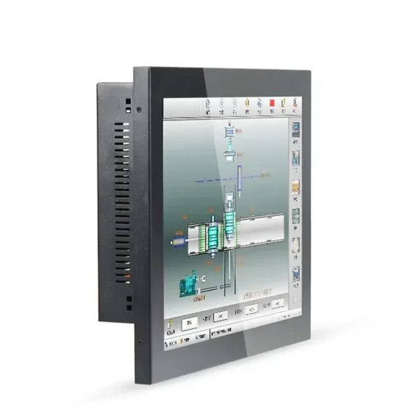 Máy tính công nghiệp màn hình cảm ứng tất cả trong một 15 inch, Intel Celeron/ I5/ I7, điện dung và điện trở Dòng TPC-PW07 - Ảnh 2