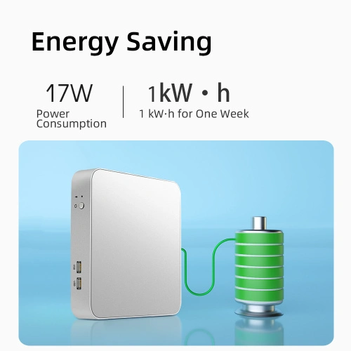 Máy tính mini Intel Celeron N5095A DDR4 16GB có quạt - Ảnh 3