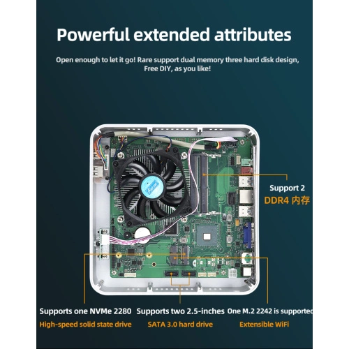 Core I7-11390H Công nghiệp nhúng có quạt - Ảnh 2