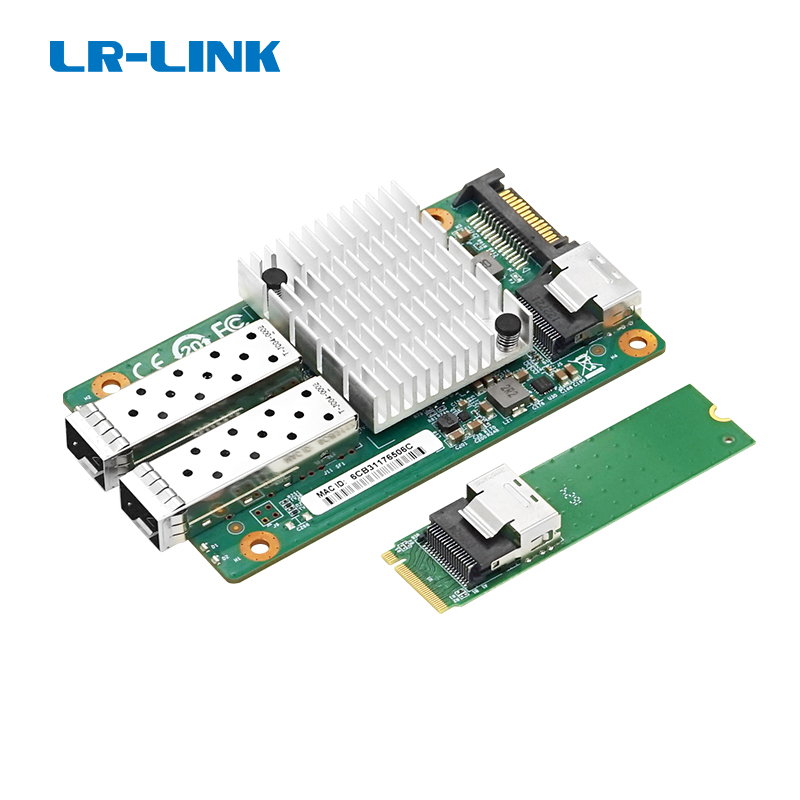 Bộ chuyển đổi mạng Ethernet 10G Dual-port sang SFF-8087/M.2 (Dựa trên Mellanox X3) LRES2130PF-2SFP+