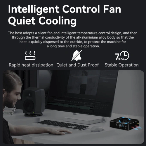 Mini Desktop Computer With DDR3 And Intel i7 - Ảnh 2