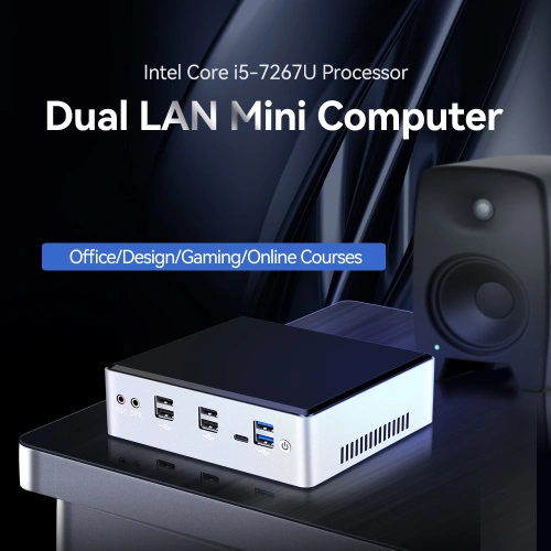 Máy tính mini Intel Core Dual LAN Dual DDR4 - Ảnh 3