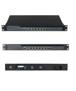 1U6LAN 2Máy chủ tường lửa cáp quang