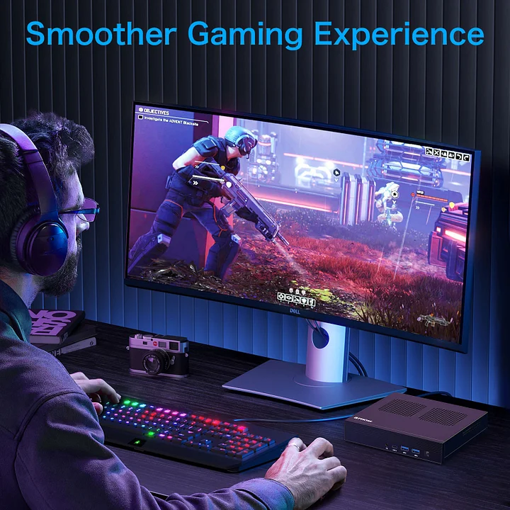 Bộ xử lý Intel® Core™ i7 thế hệ thứ 10 (i7-10875H) Mini PC–NucBox 12 - Ảnh 5