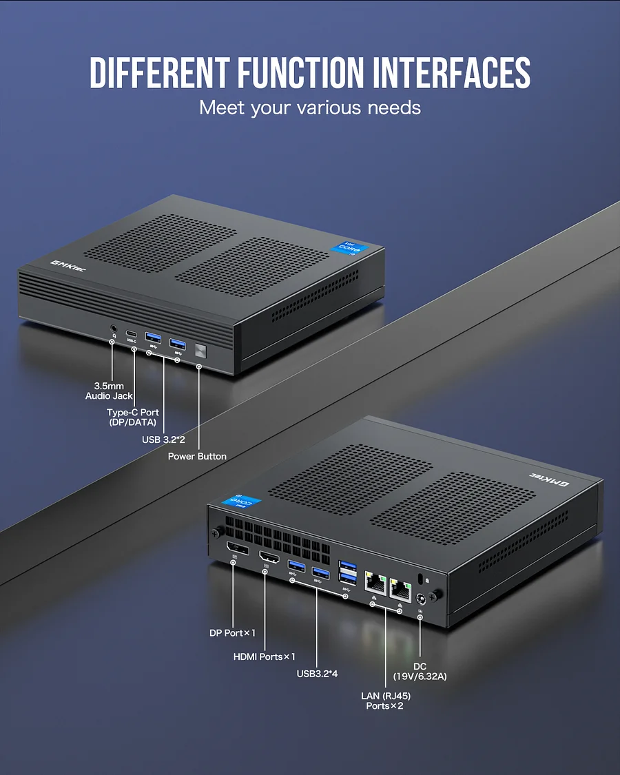 Máy tính mini Intel Core i9-11900H thế hệ thứ 11–NucBox M4 - Ảnh 3