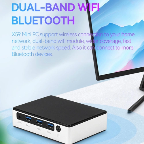 Máy tính mini Intel i7-1060NG7 màn hình ba 4K UHD - Ảnh 2