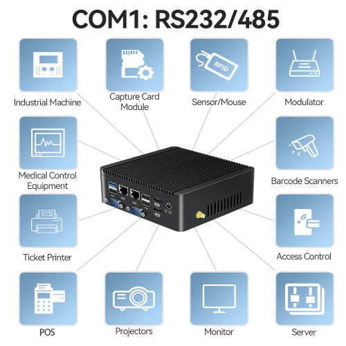 Máy tính công nghiệp Intel Celeron J4105 - Ảnh 2