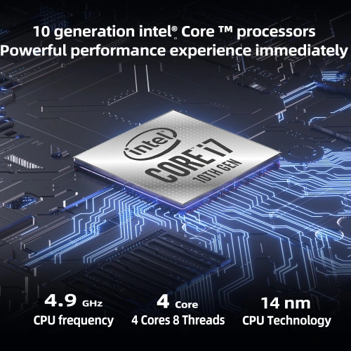 Máy tính mini XCY Intel Core i3 DDR4 DDR4 - Ảnh 2