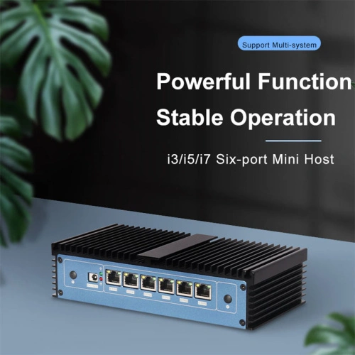Bộ định tuyến Ethernet Intel Core/Celeron Firewall 6 Mini pc - Ảnh 2