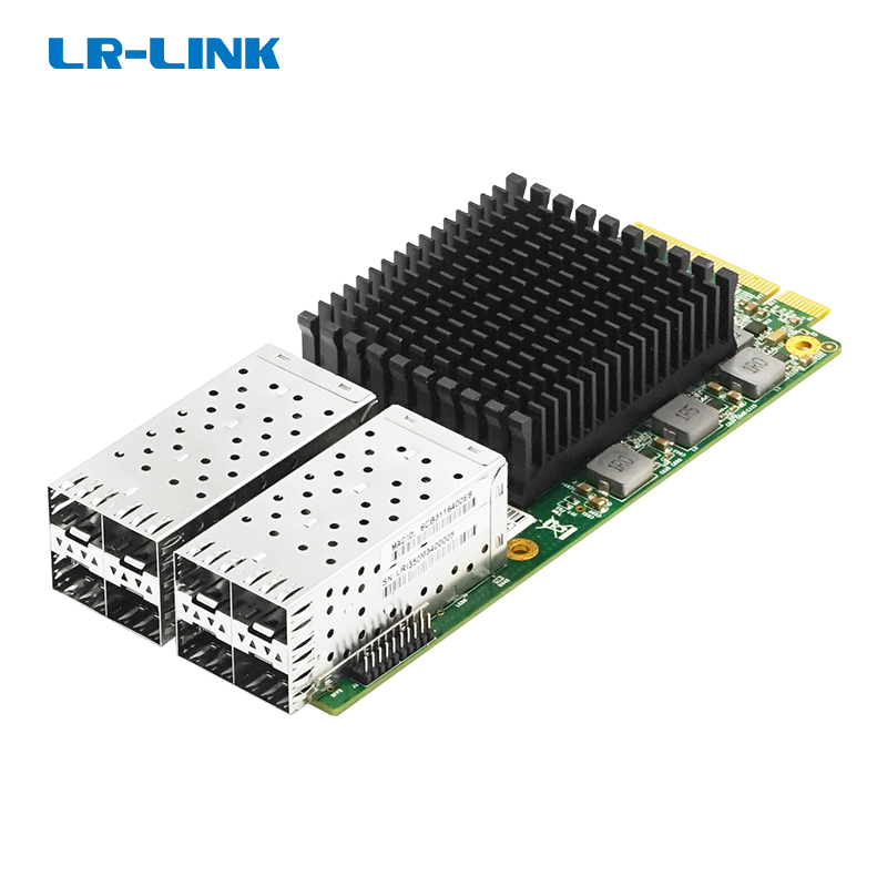 Bộ điều hợp mạng Ethernet Mezzanine SFP 1G PCIe x8 tám cổng (Intel I350) LREM3500PF-8SFP
