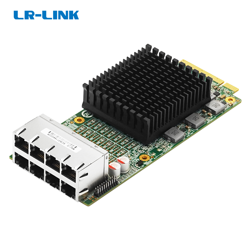 Bộ điều hợp mạng Ethernet Mezzanine 1G PCIe x8 tám cổng (Intel I350) LREM3500PT-8T