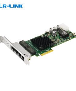 Bộ thu khung Gigabit Ethernet bốn cổng PCIe x4 có chức năng chống sét lan truyền (Intel I350) LRES2011PT-POE