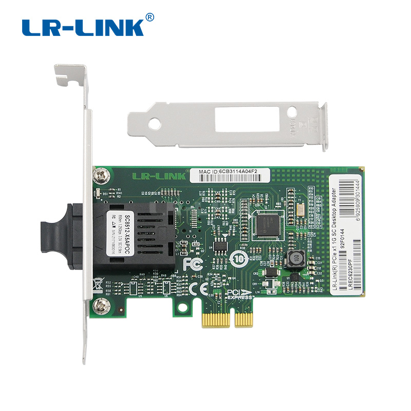 Bộ chuyển đổi Ethernet sợi quang để bàn LREC6230PF PCIe x1 1000BASE (Dựa trên Intel I210IS) LREC6230PF