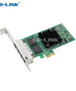 Bộ điều hợp mạng Gigabit đồng PCIe x1 Quad-port với Intel I350 (4 x RJ45) LREC9224PT