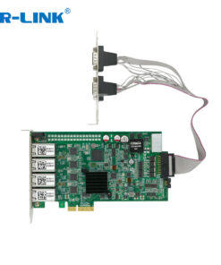 Thẻ I/O Frame Grabber Ethernet Gigabit PoE+ Quad-port PCIe x4 với phần cứng ToE (Intel I210) LREG1004PT-POE