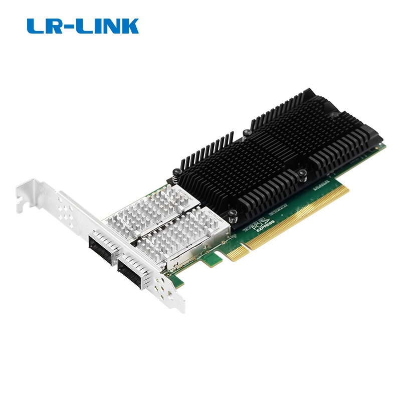 Bộ điều hợp mạng Ethernet PCIe x16 Dual-port 100G QSFP28 (Intel E810) LRES1014PF-2QSFP28