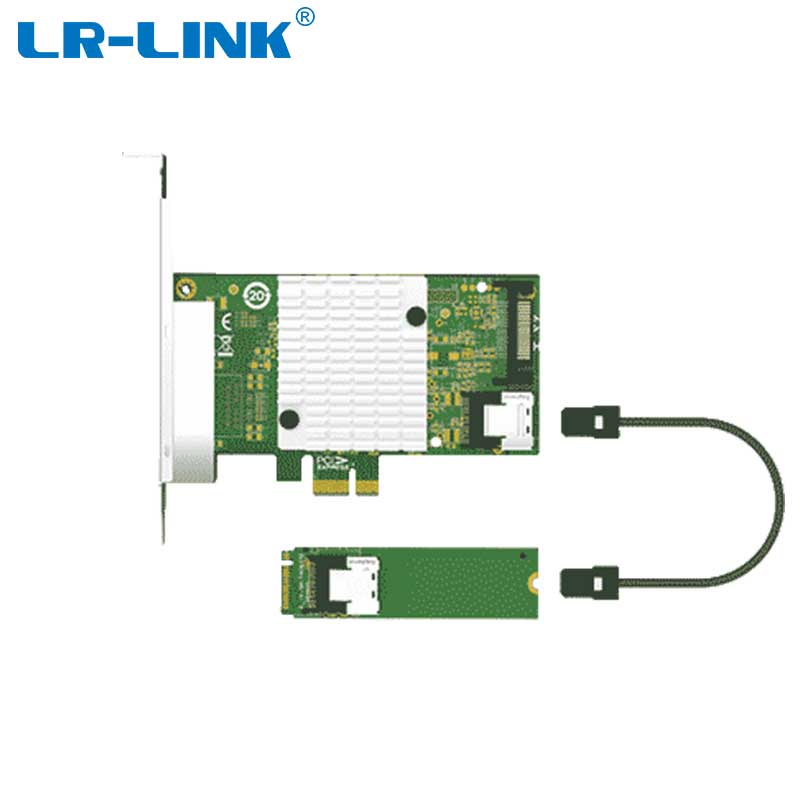 Bộ chuyển đổi Ethernet 1G Quad-port sang SFF-8087/M.2 (Dựa trên Intel I350) LRES2030PF-4SFP