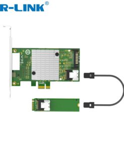 Bộ điều hợp mạng 1G Dual-port sang SFF-8087/M.2 (Dựa trên Intel I350)+ LRES2030PT-2RJ45