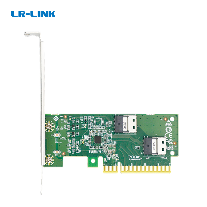 Bộ chuyển đổi LRNV9F12 PCI Express 4.0 x8 sang Hai SlimSAS SFF-8654 4i
