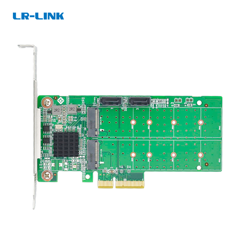 Thẻ RAID SATA 2 cổng 6Gb PCIe x4 sang M.2 2 cổng & 2 cổng LRST9630-2M2S
