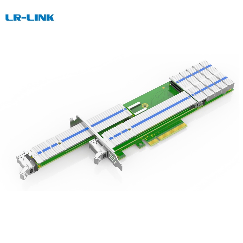Bộ chuyển đổi PCle x8 sang 2P M.2 NVMe (Dựa trên Marvell 88NR2241B0) LRSV9310-2ER