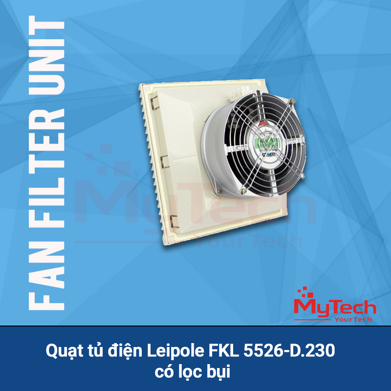 Giới thiệu về quạt tủ điện Leipole FKL 5526-D.230 có lọc bụi