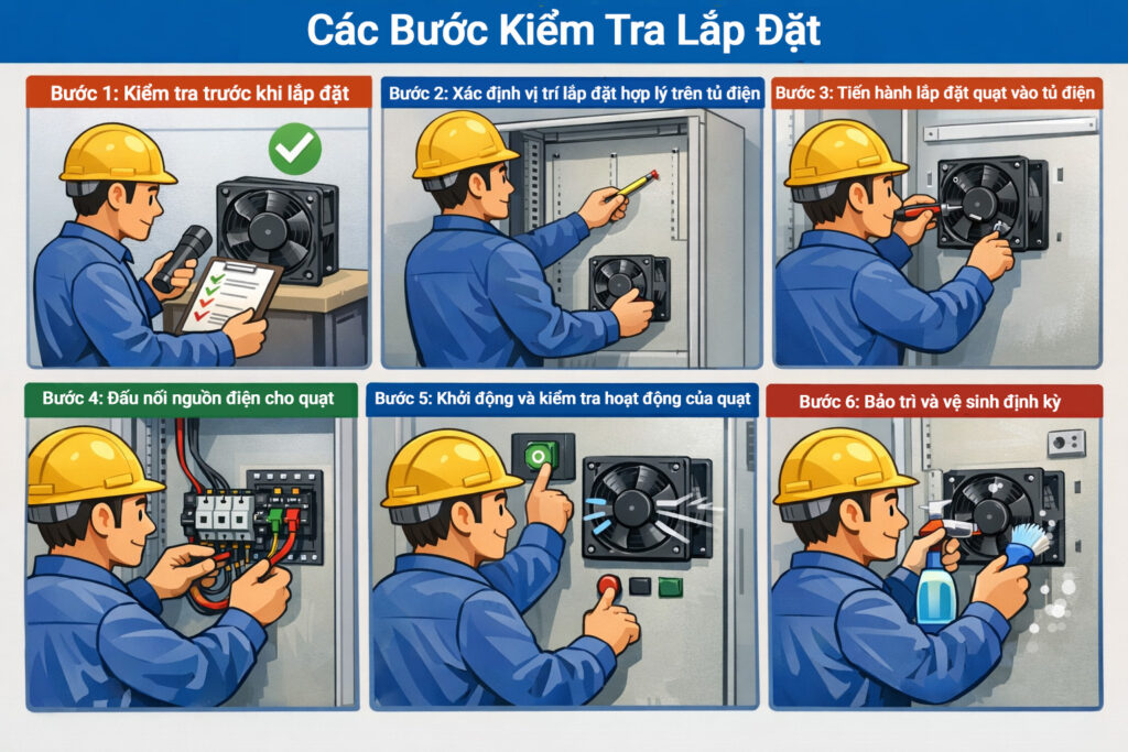 Hướng dẫn chi tiết cách sử dụng quạt tủ điện Leipole FKL 5526-D.230