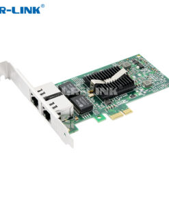 Bộ điều hợp mạng Ethernet Gigabit đồng PCIe x1 cổng kép (Dựa trên chip Intel) LREC9212PT