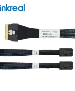 SFF-8643 to SlimSAS SFF-8654 8i Cable For Backplane
