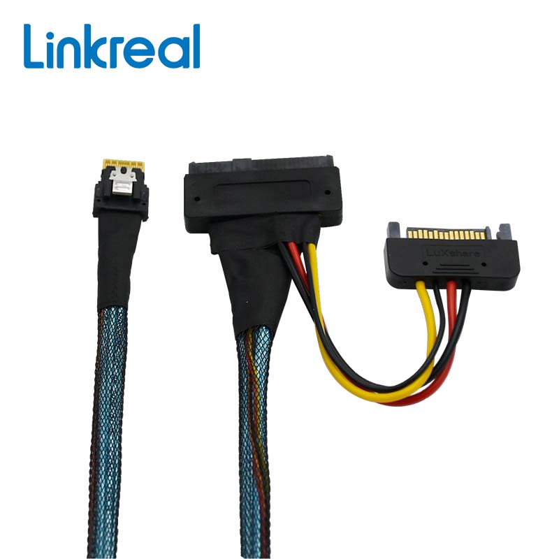 SFF-8654 4i to SFF-8639 U.2 Cable-70cm