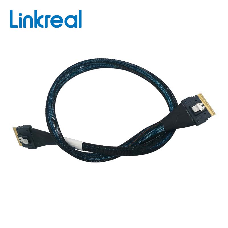 SlimSAS 8i (SFF-8654) to SlimSAS 8i (SFF-8654) Cable-80cm