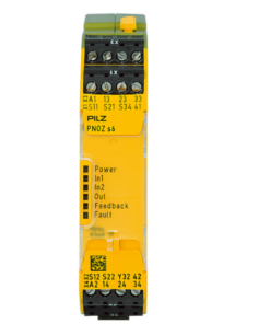 Safety relay PILZ PNOZ s6 24VDC 3 n/o 1 n/c