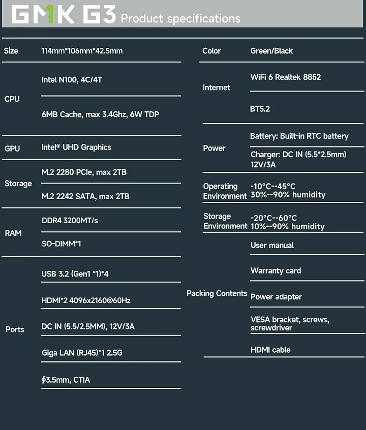 NucBox G3–Máy tính mini tiết kiệm chi phí nhất với bộ xử lý Intel N100 - Ảnh 7