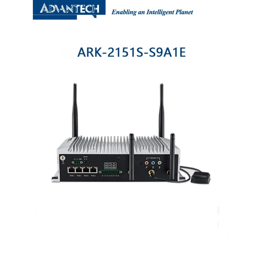 Advantech ARK-2151S-S9A1E Thế Hệ Thứ Tư I5 4300U Giao Diện Nvr4xpoe Nhúng Máy Tính Công Nghiệp