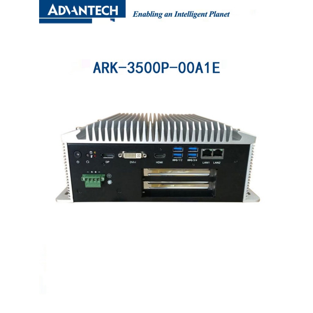 Advantech ARK-3500P-00A1E/4G Máy Tính Công Nghiệp Nhúng I3/I5/I7 Chính Hãng 8 Cổng Nối Tiếp