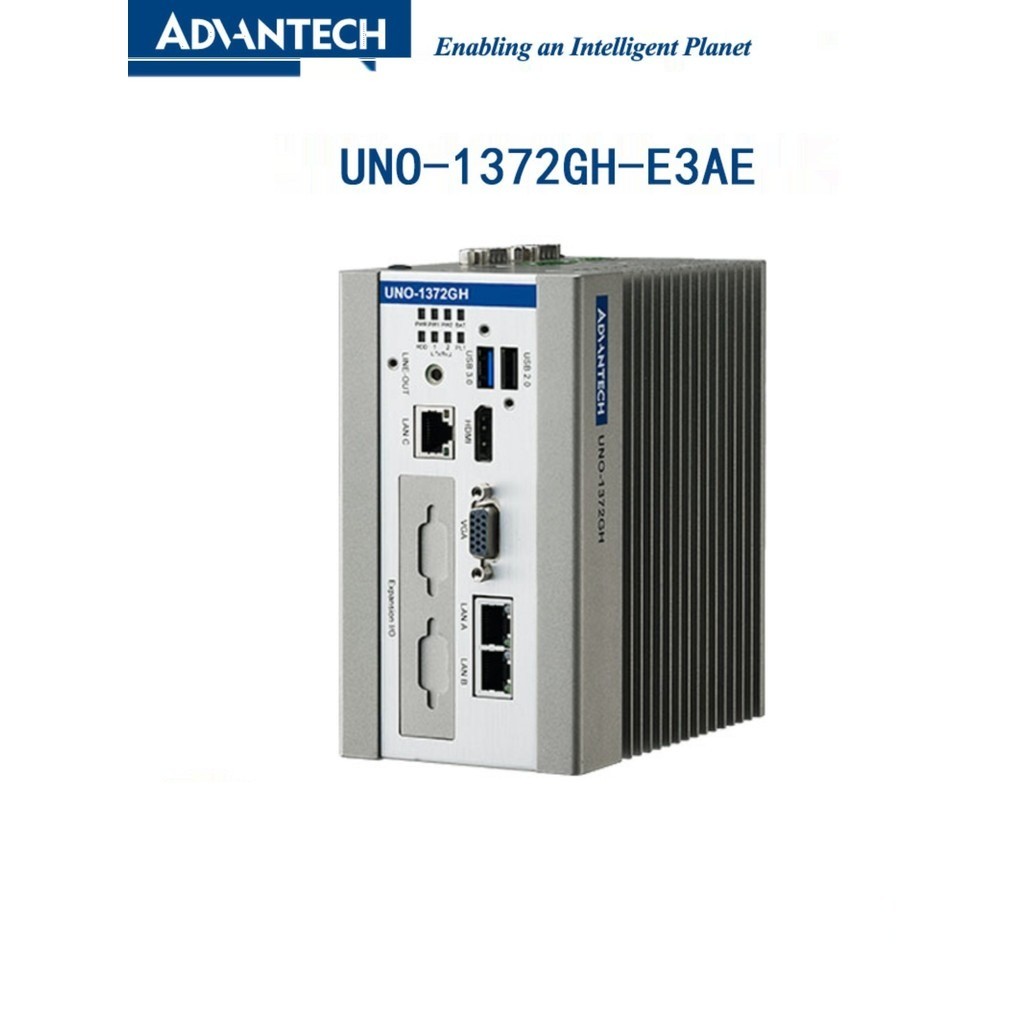 Bộ Điều Khiển Công Nghiệp Lắp Đặt Thanh Dẫn Hướng Máy Tính Công Nghiệp Nhúng Advantech Dự Phòng Mạng UNO-1372GH-E3AE