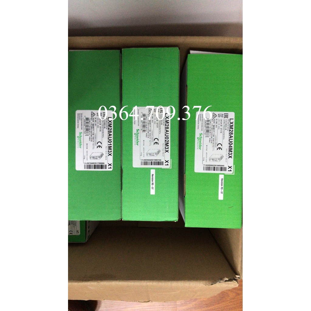 Bộ Điều Khiển Schneider Lxm28au04m3x/Lxm28au07m3x/28au10/Au15/Au20/Au30