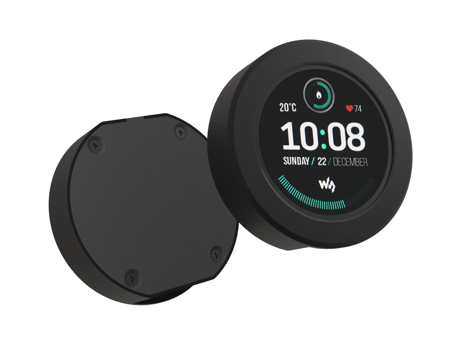 Bảng phát triển ESP32-S3 Waveshare, với màn hình LCD cảm ứng tròn 1.28inch, cảm biến gia tốc kế và con quay hồi chuyển, hiển thị cho Arduino/PI